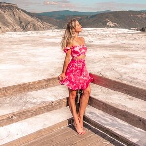 Tiare Hawaii Pink Two Piece Set